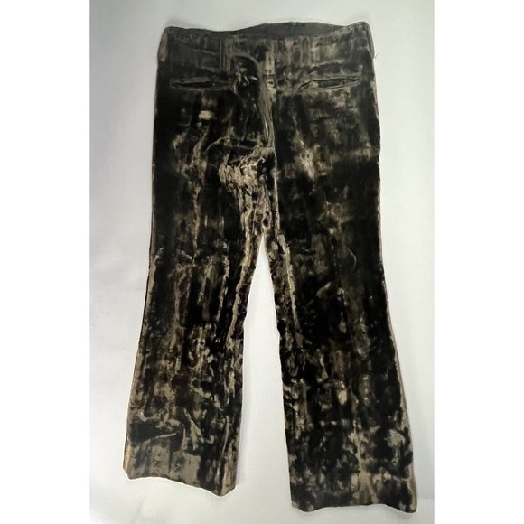 Vintage Velvet Pants Psychedelic Rock Disco 60s 70s 32x29